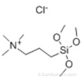 N-TRIMETHOXYSILYLPROPYL-N, N, N-TRIMETHYLAMMONIUM CHLORURE CAS 35141-36-7